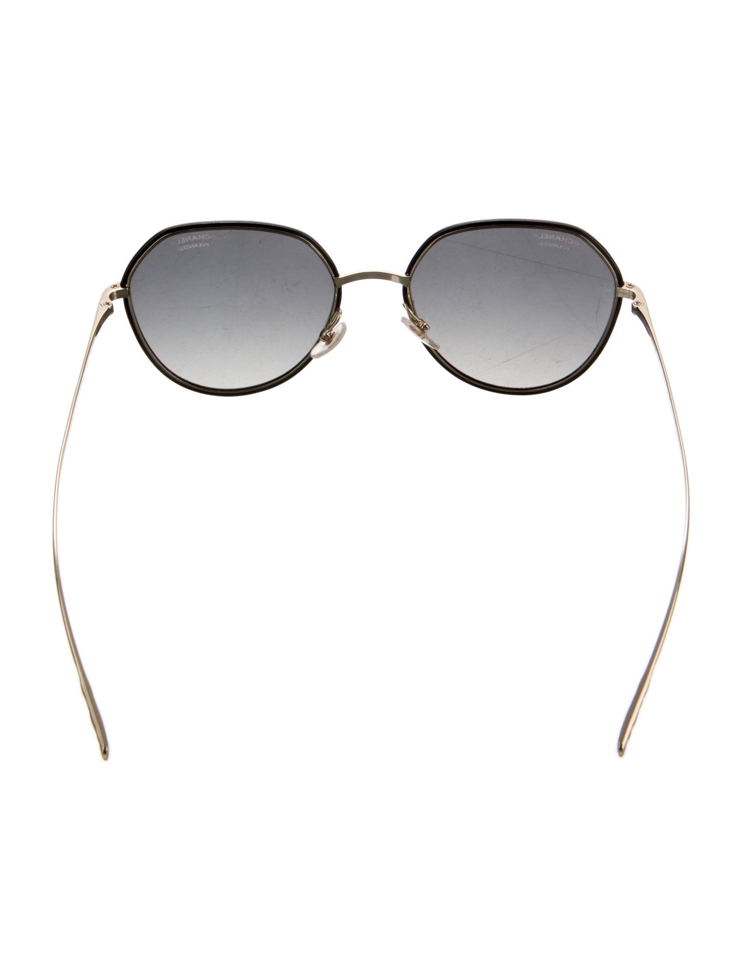 Chanel Interlocking CC Logo Round Sunglasses