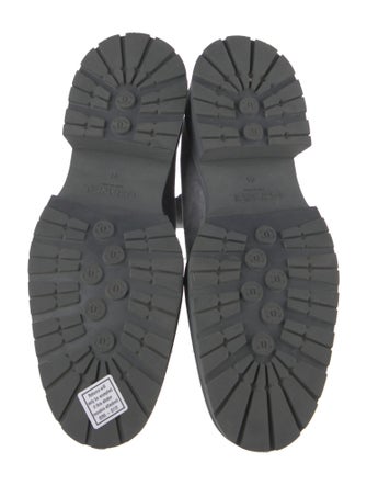 Chanel Interlocking CC Logo Suede Chelsea Boots