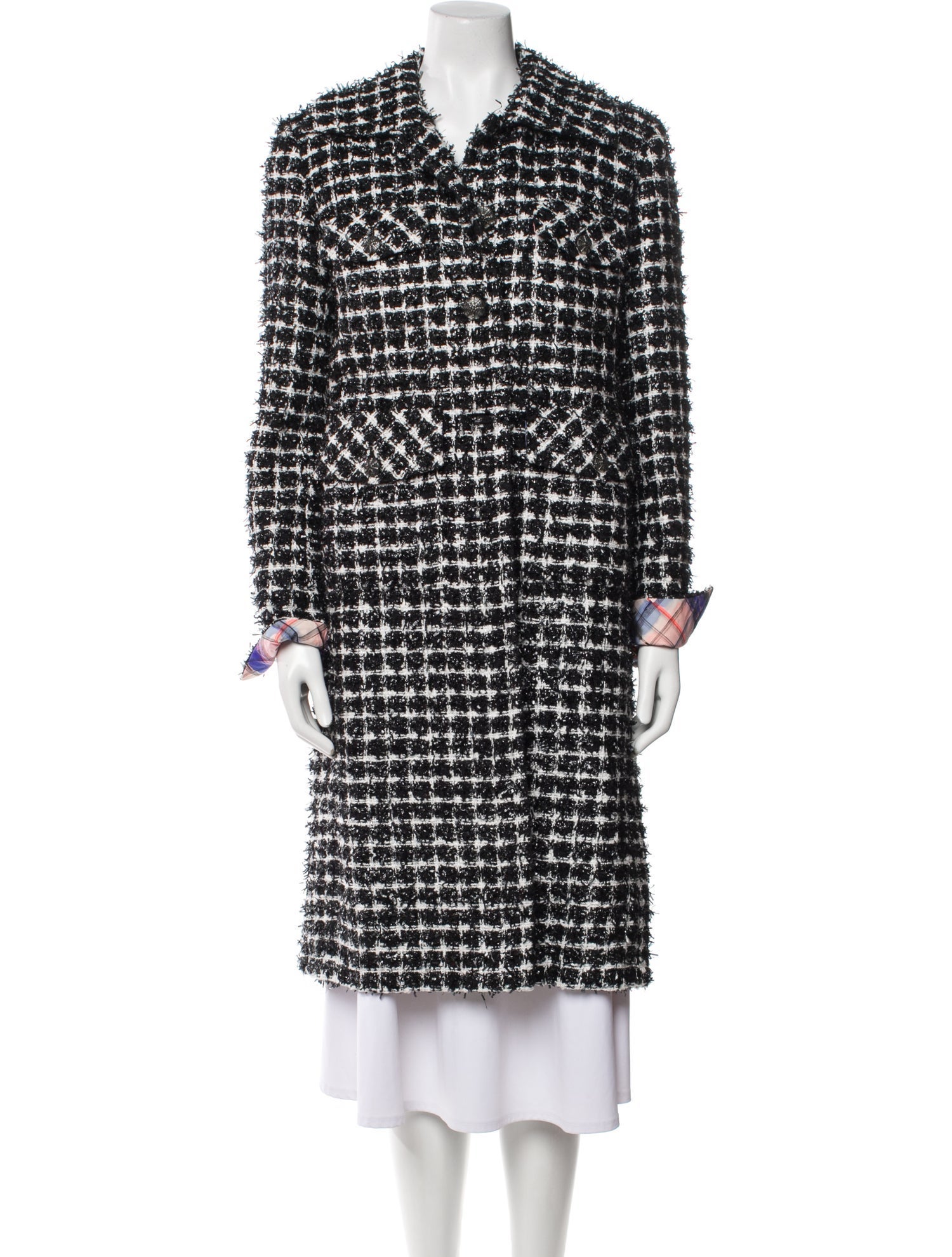 Chanel 2020 Tweed Pattern Coat