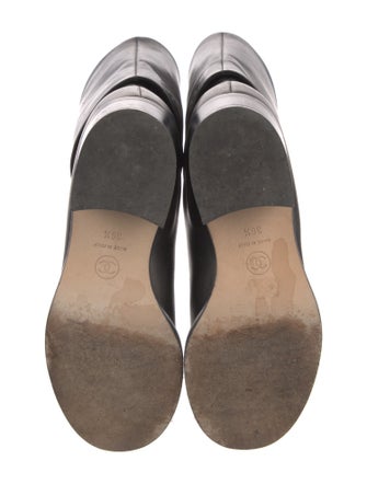 Chanel Interlocking CC Logo Leather Boots