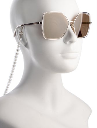 Chanel Interlocking CC Logo Square Sunglasses