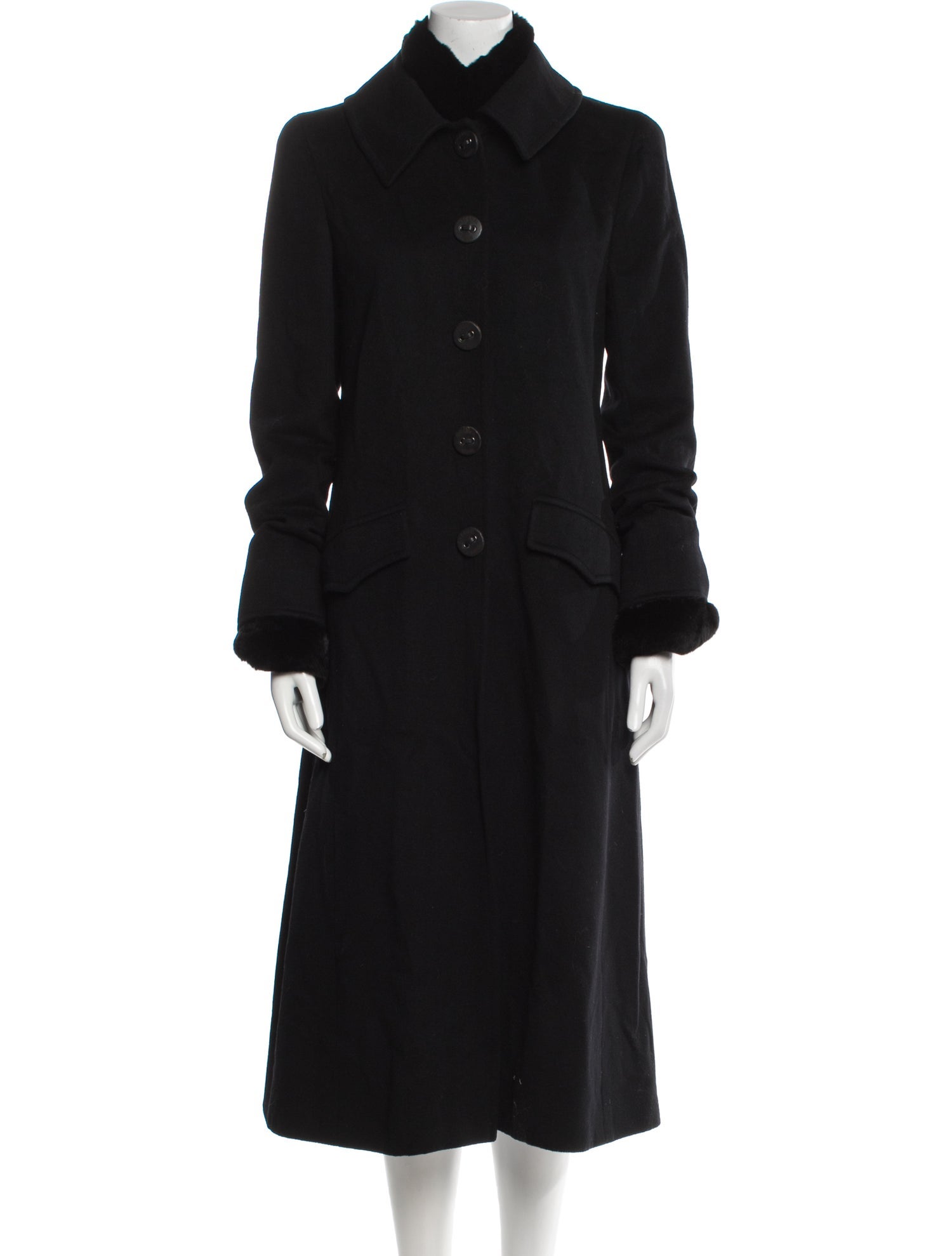 Chanel 2002 Cashmere Fur Coat