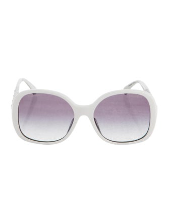 Chanel Interlocking CC Logo Oversize Sunglasses