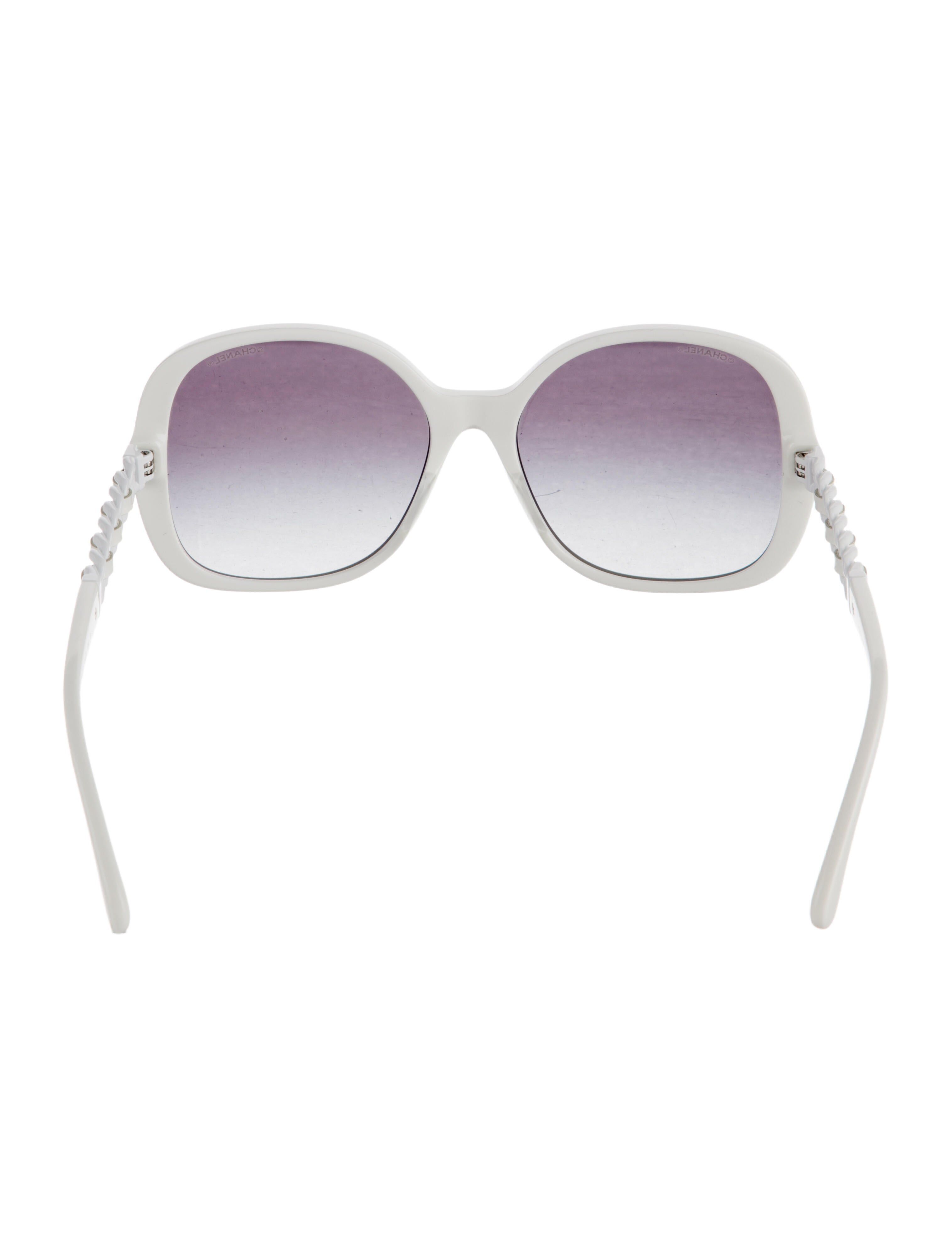 Chanel Interlocking CC Logo Oversize Sunglasses