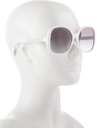 Chanel Interlocking CC Logo Oversize Sunglasses