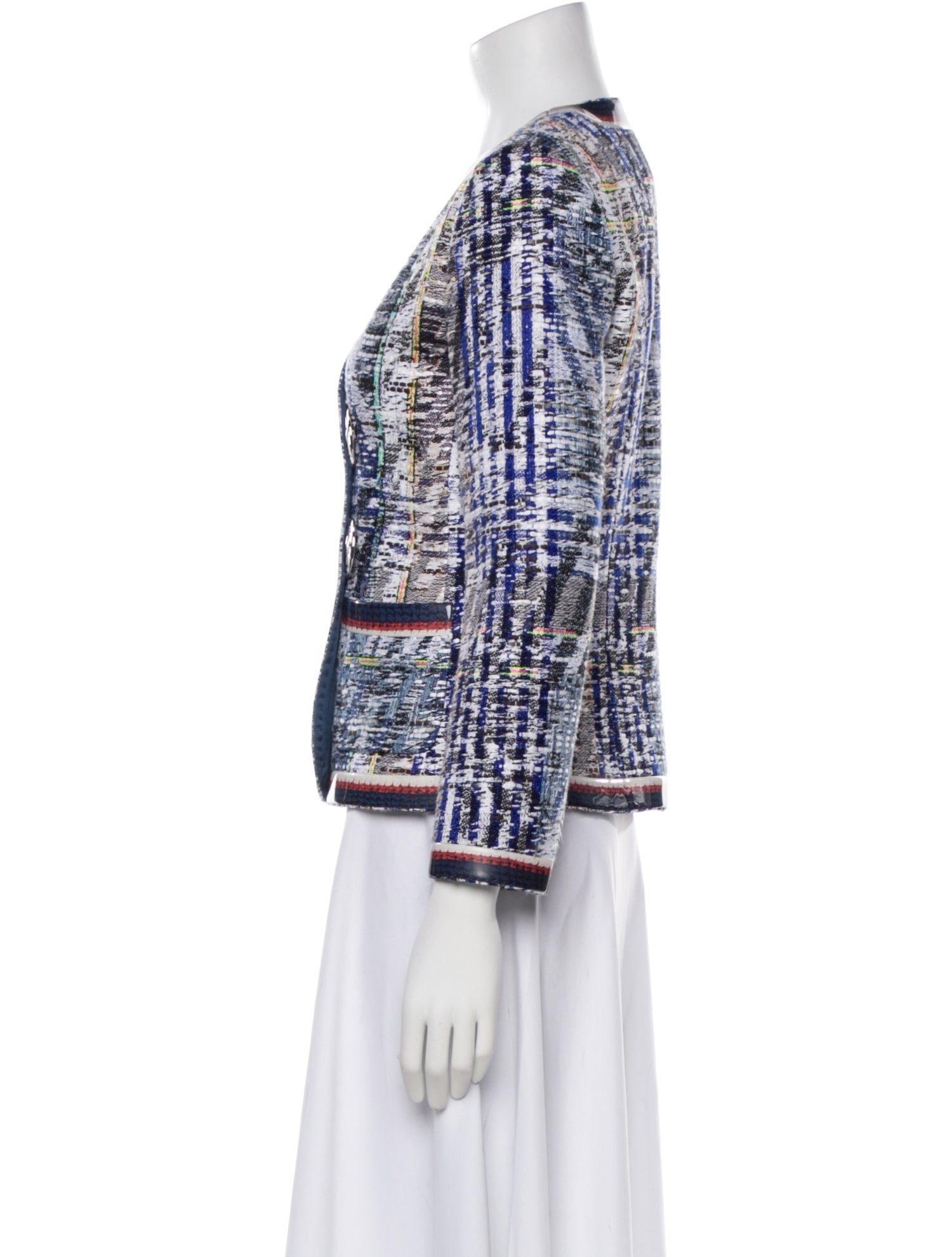 Chanel 2016 Tweed Pattern Evening Jacket