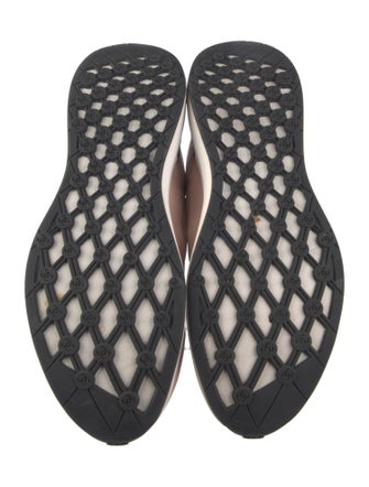 Chanel Interlocking CC Logo Suede Sneakers