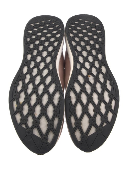 Chanel Interlocking CC Logo Suede Sneakers