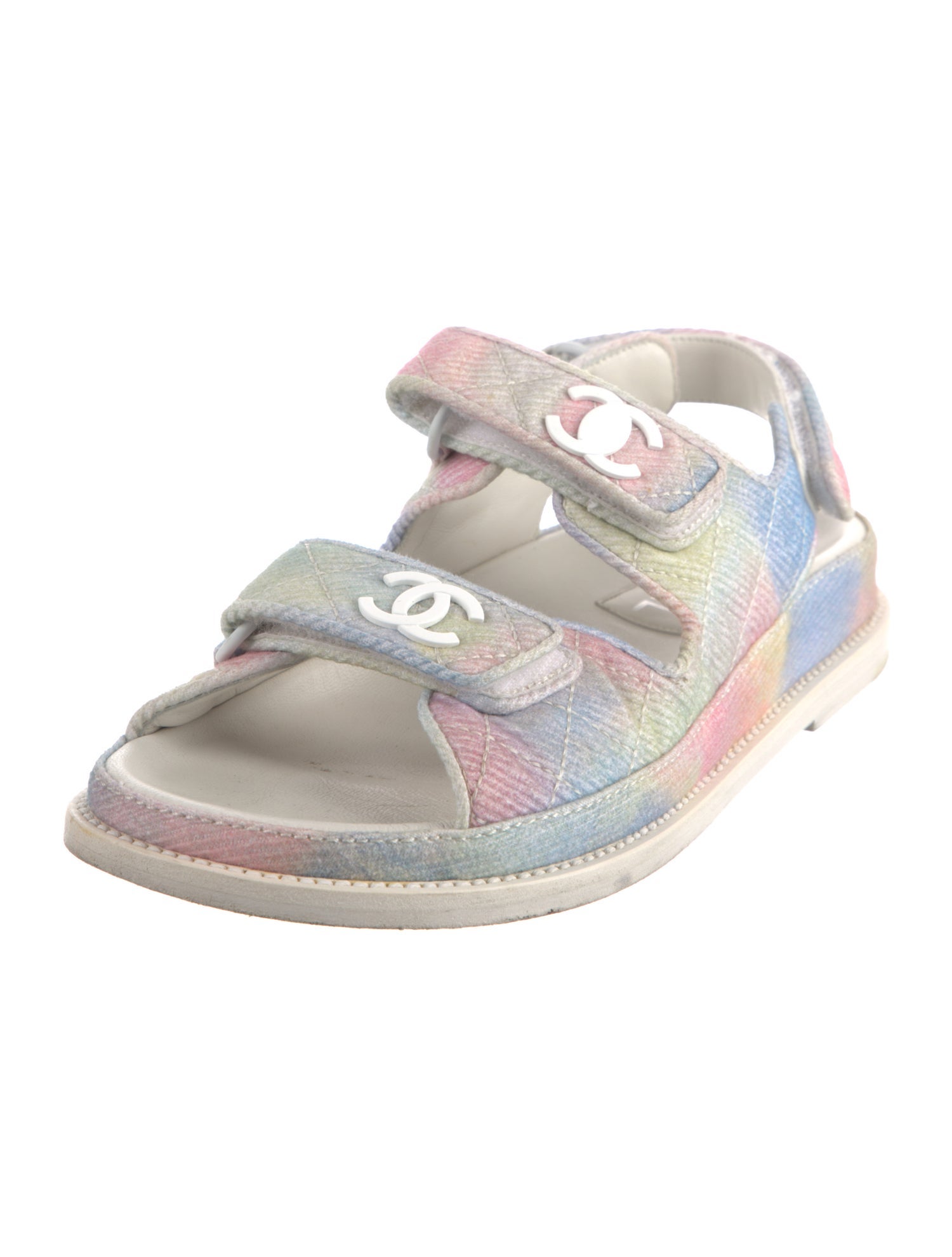 Chanel 2022 Interlocking CC Logo Espadrilles