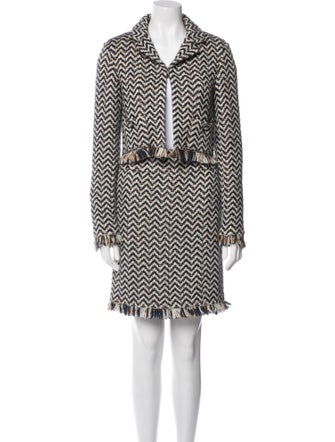 Chanel 2019 Tweed Pattern Skirt Suit