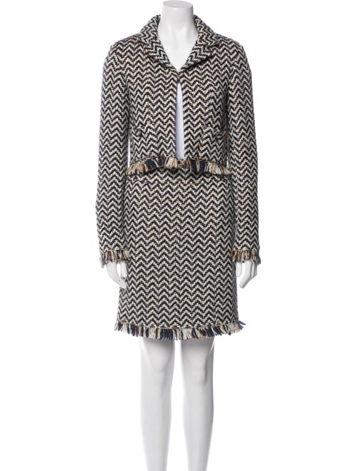 Chanel 2019 Tweed Pattern Skirt Suit