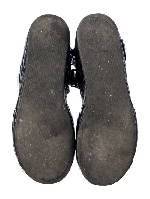 Chanel 2021 Interlocking CC Logo Sandals