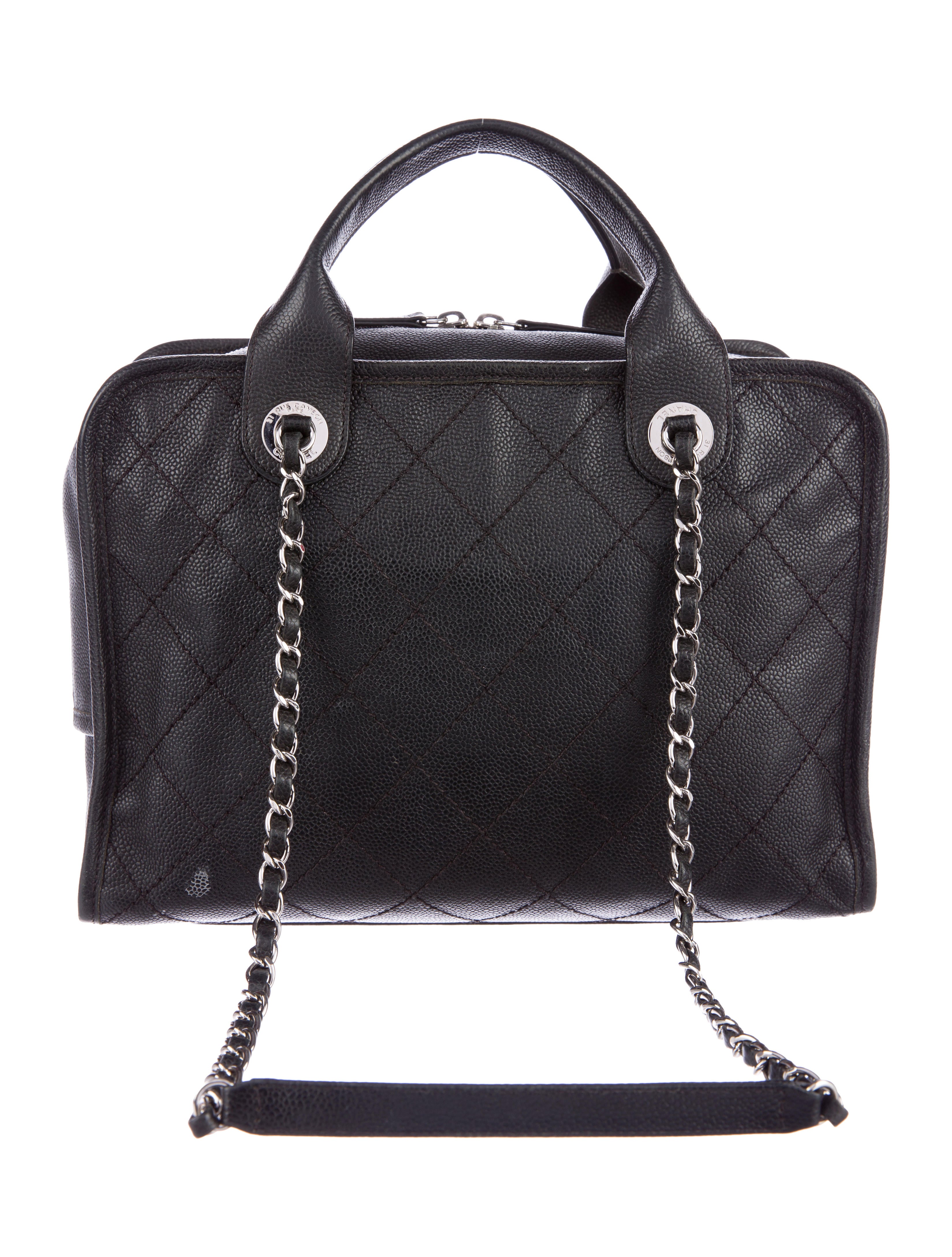Chanel 2015 Quilted Deauville Bowling Bag Handbags CHA134635 The