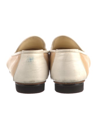 Chanel Interlocking CC Logo Leather Loafers