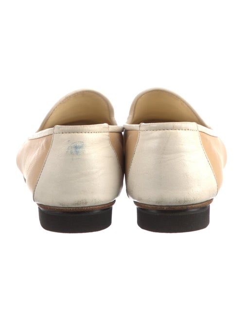 Chanel Interlocking CC Logo Leather Loafers