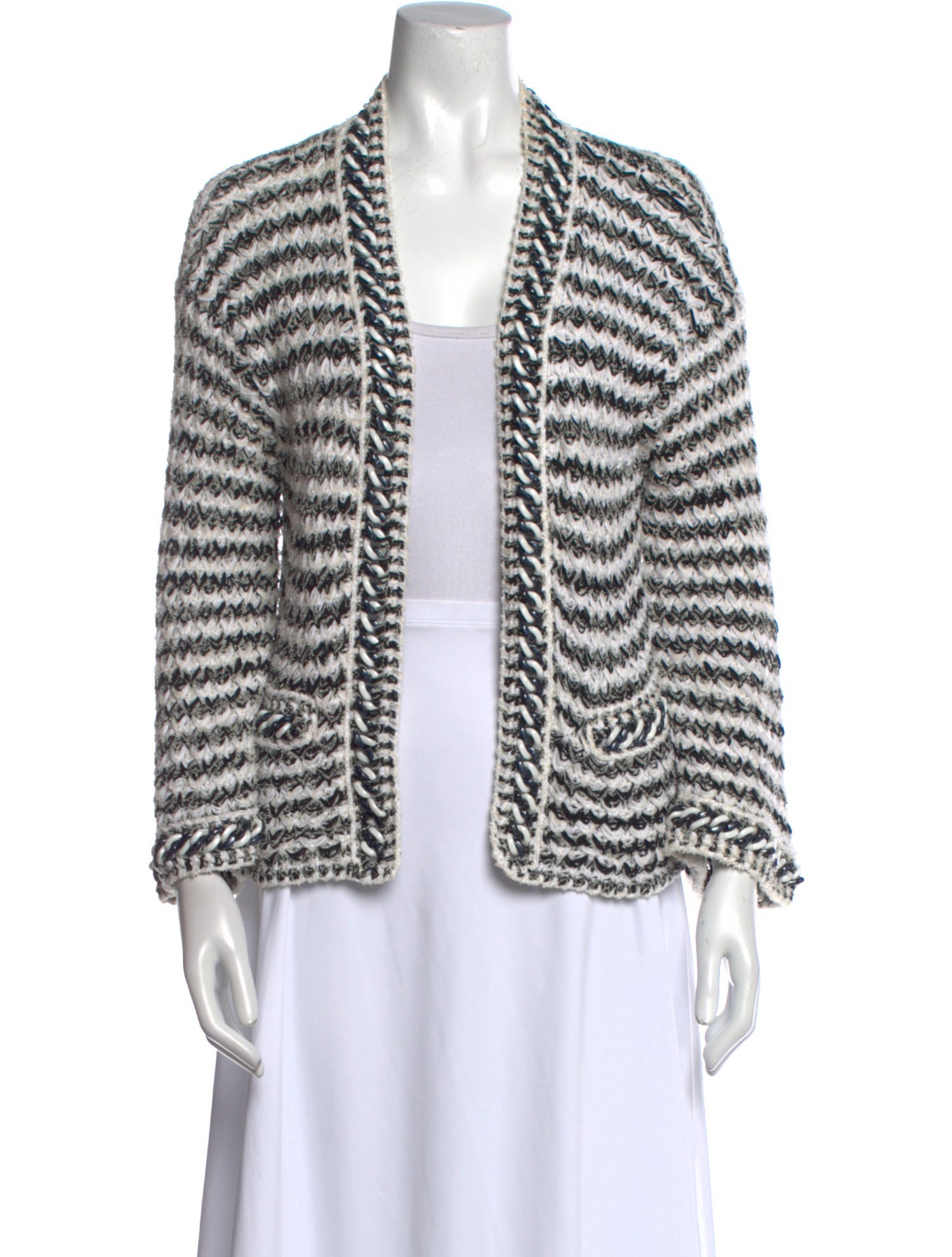 Chanel 2018 Striped Sweater