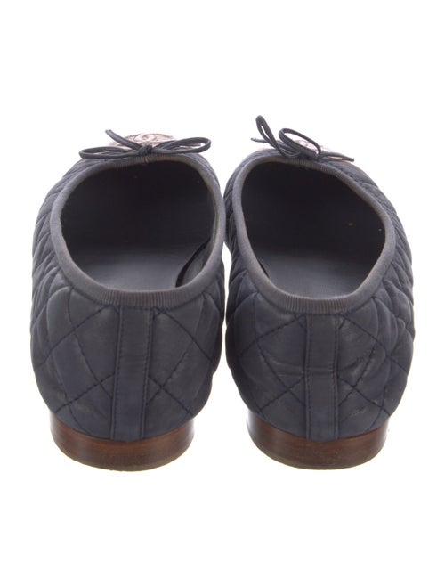 Chanel Interlocking CC Logo Suede Flats