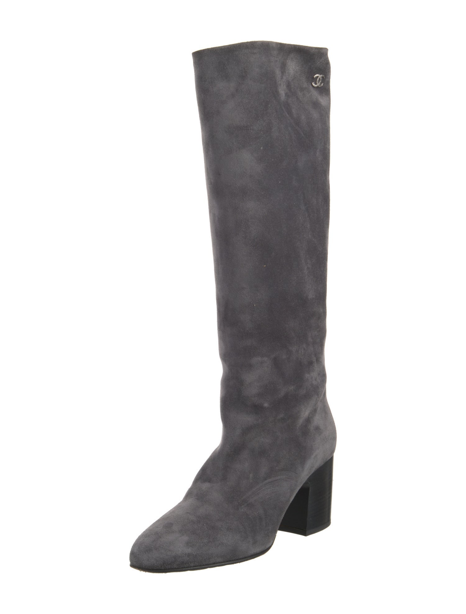 Chanel 2016 Interlocking CC Logo Riding Boots