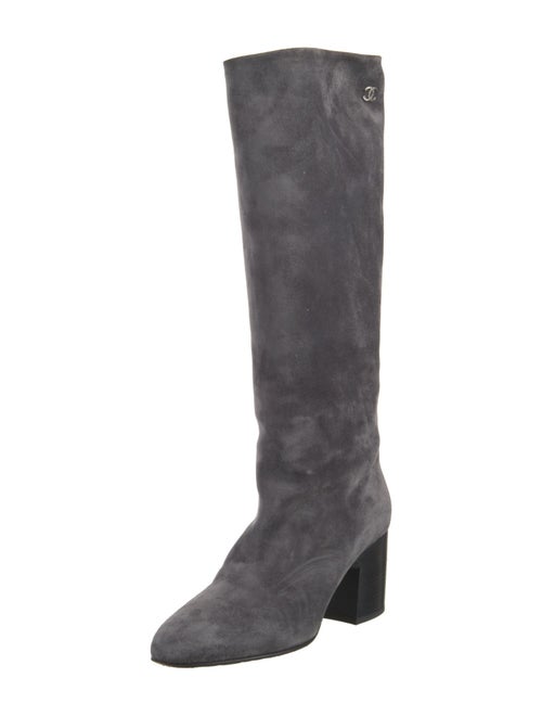 Chanel 2016 Interlocking CC Logo Riding Boots