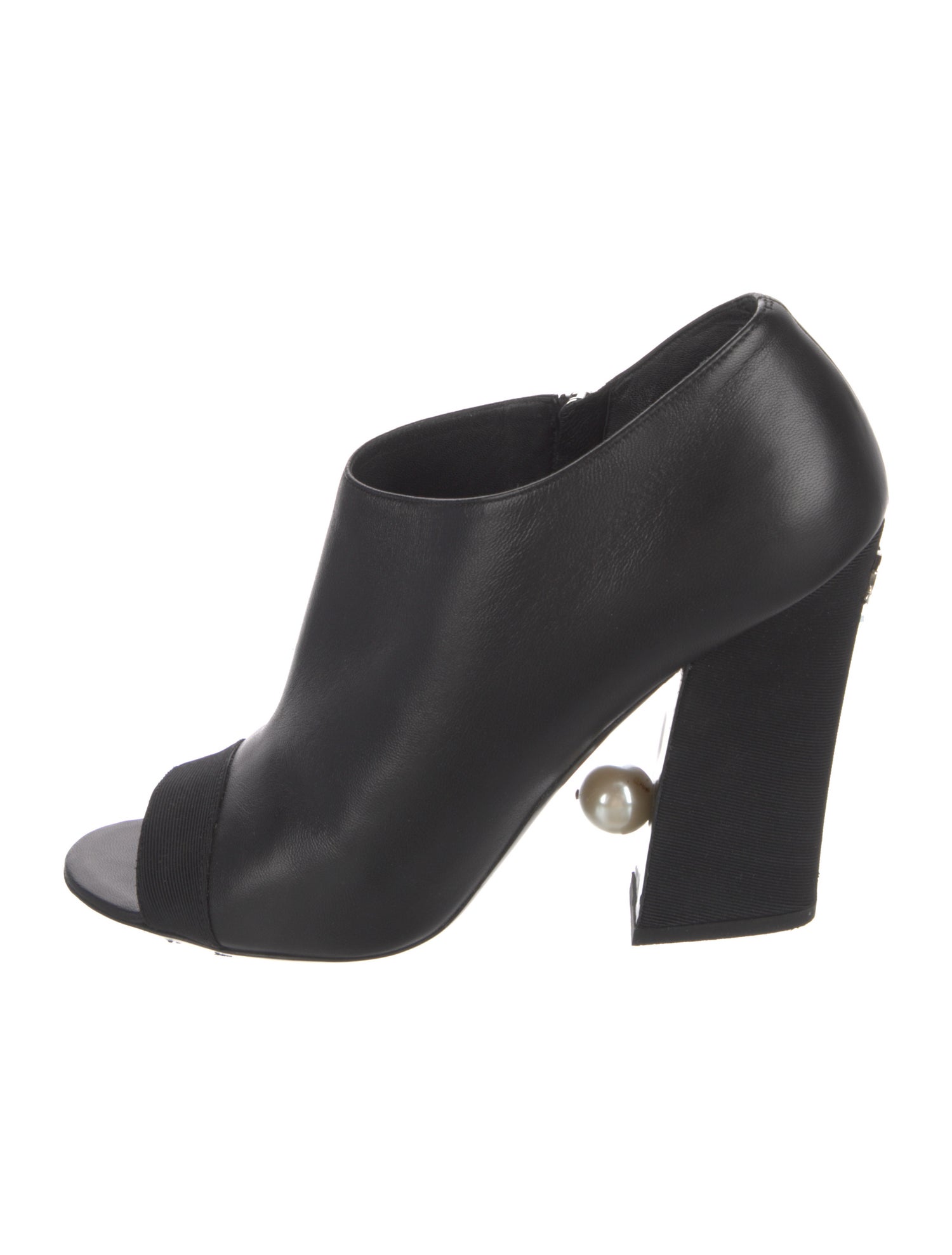 Chanel 2014 Interlocking CC Logo Boots