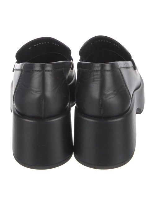 Chanel Interlocking CC Logo Leather Loafers