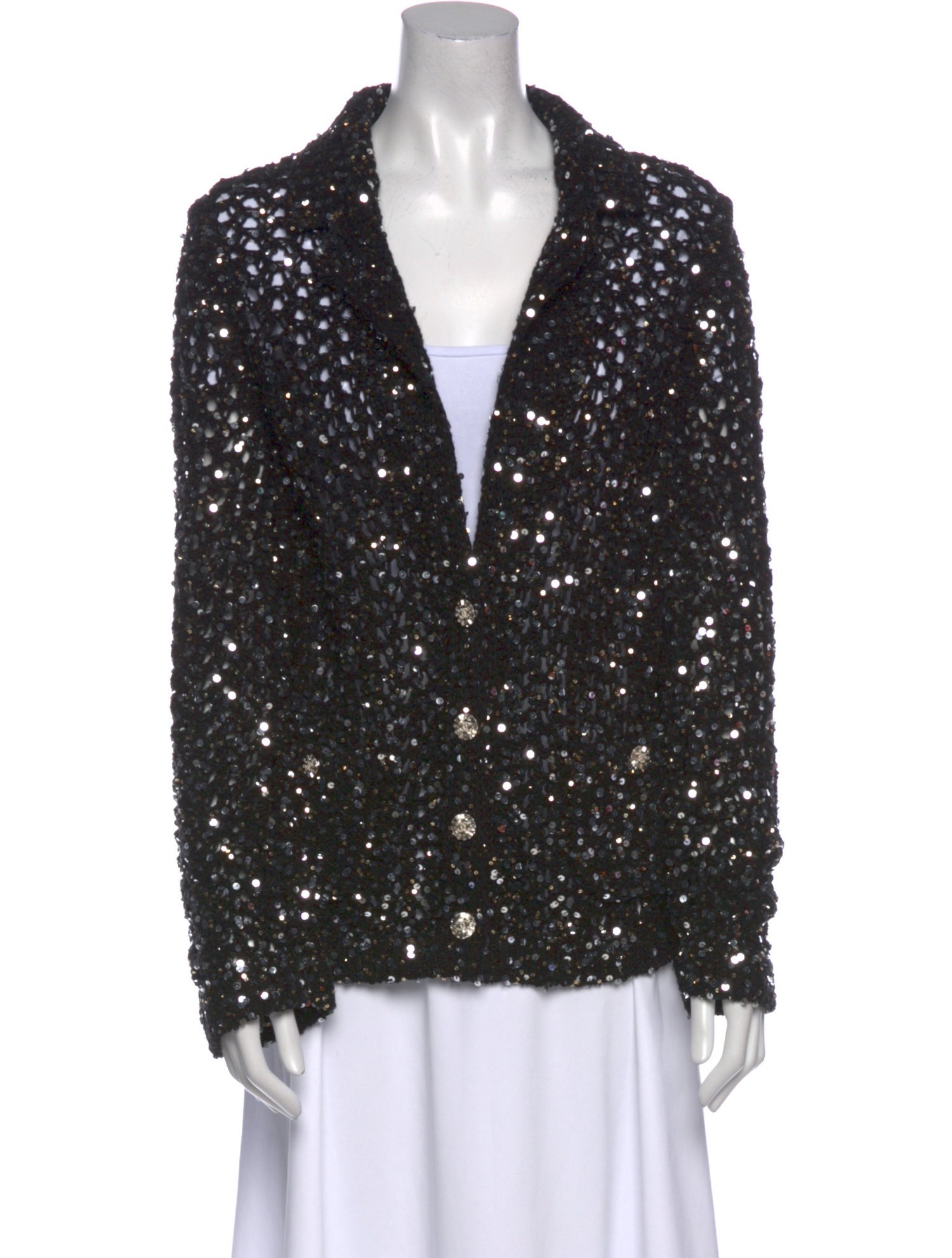 Chanel 2023 Lace Pattern Sweater w/ Tags