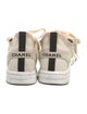 Chanel Interlocking CC Logo Suede Sneakers