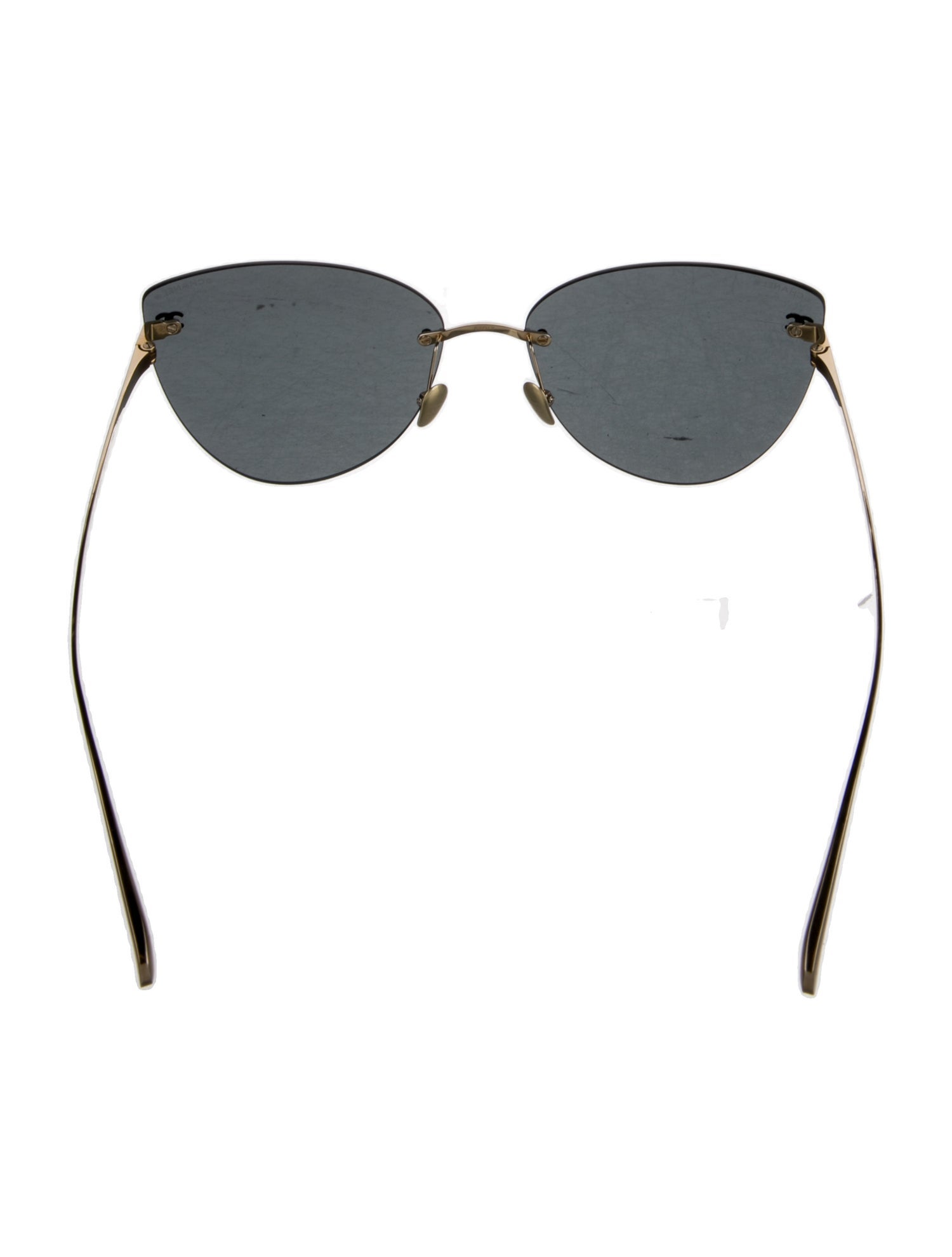 Chanel Interlocking CC Logo Cat-Eye Sunglasses