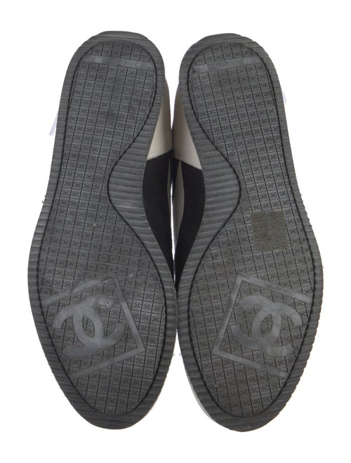 Chanel Interlocking CC Logo Leather Sneakers