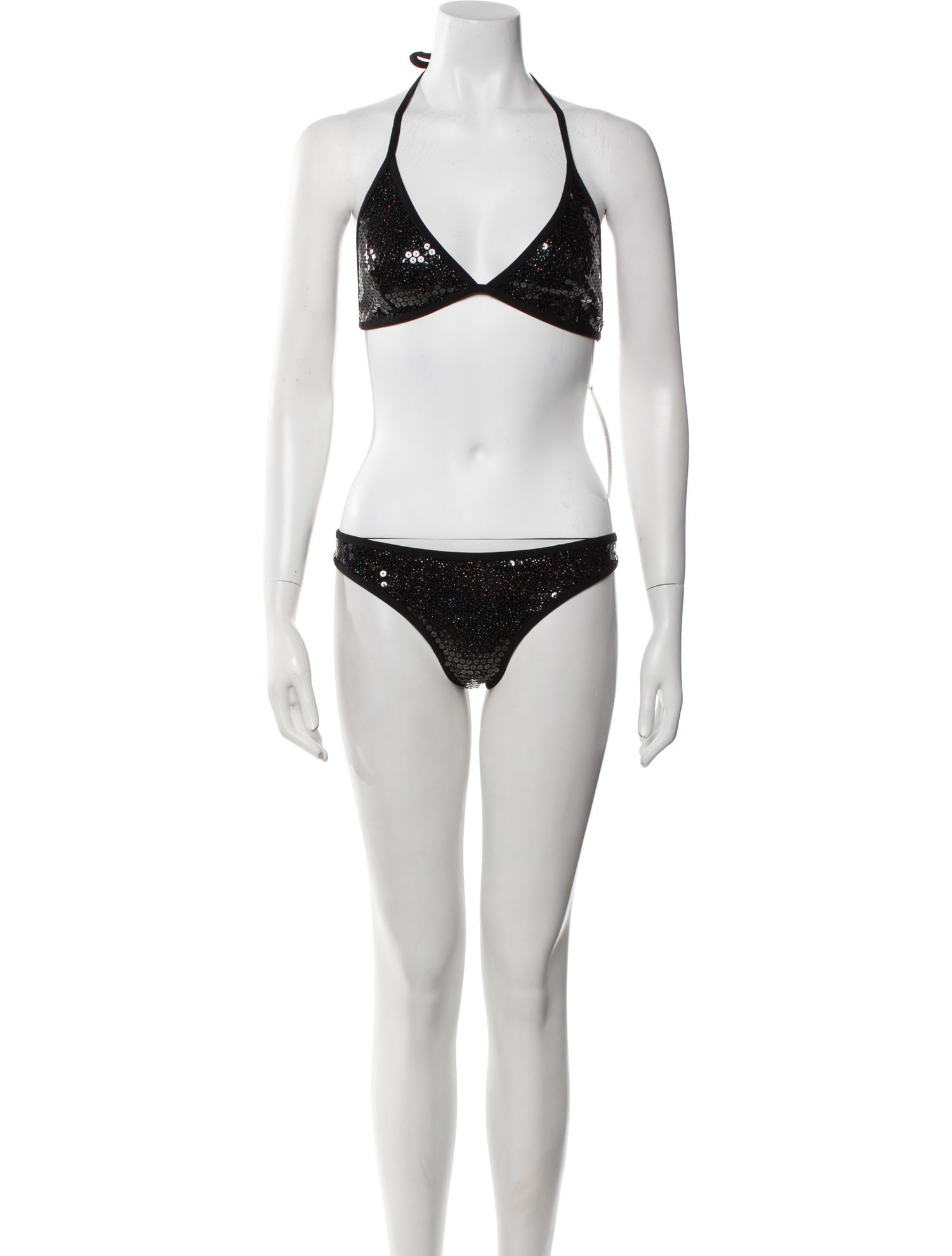 Chanel 2016 Sequin Embellishments Bikini