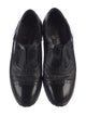 Chanel Interlocking CC Logo Leather Oxfords