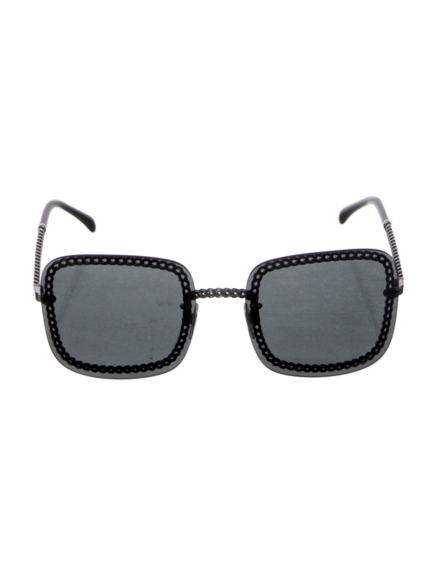 Chanel Interlocking CC Logo Square Sunglasses