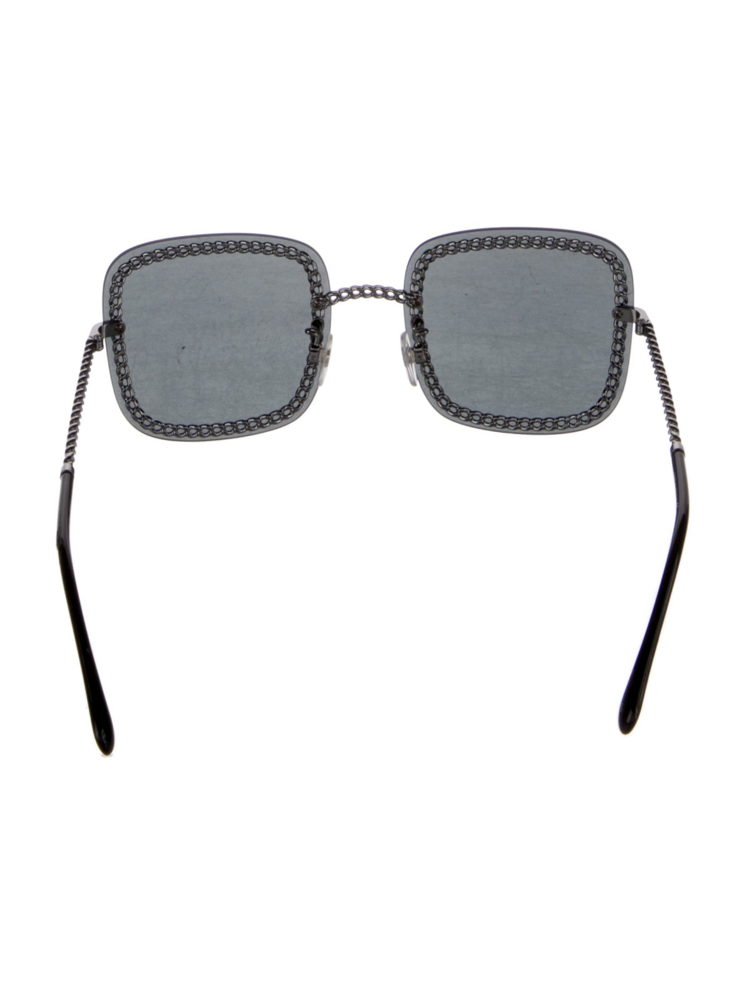 Chanel Interlocking CC Logo Square Sunglasses