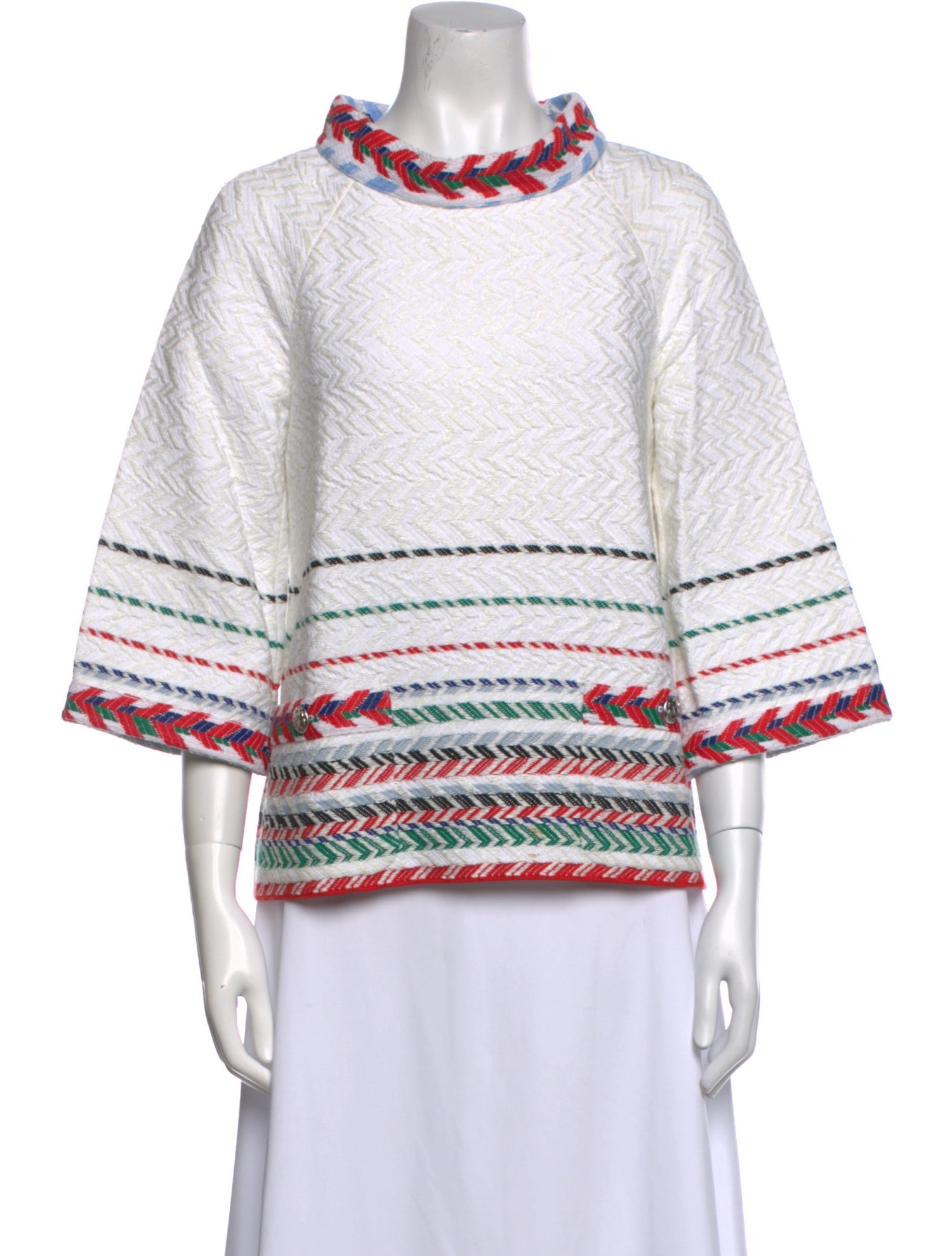 Chanel 2016 Striped Sweatshirt