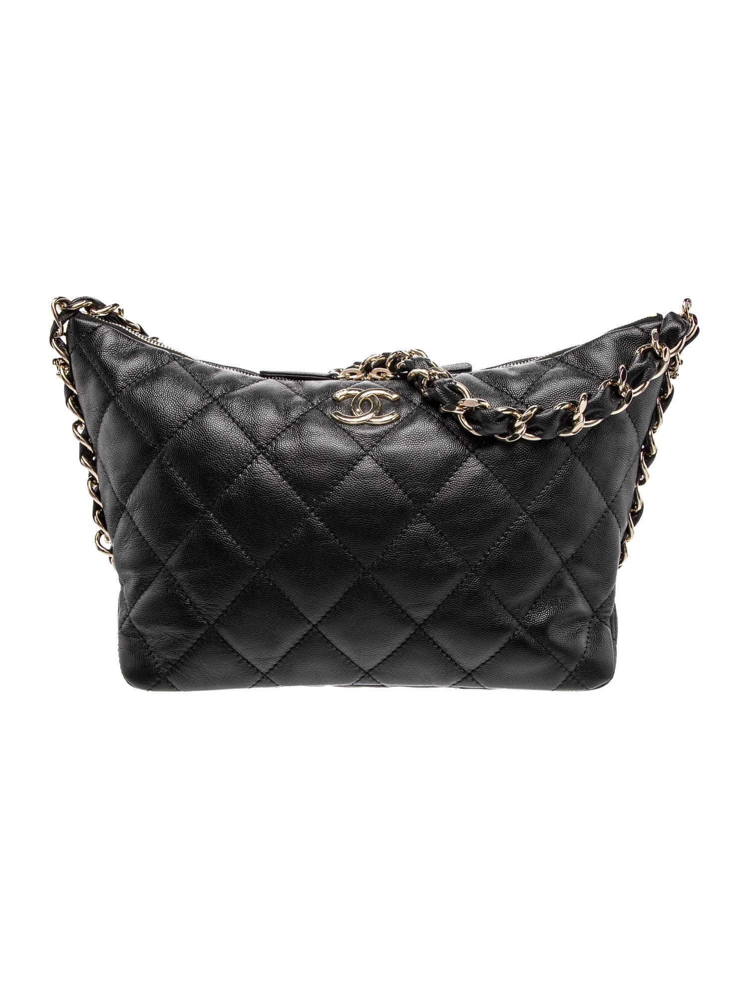 Chanel Quilted CC Hobo