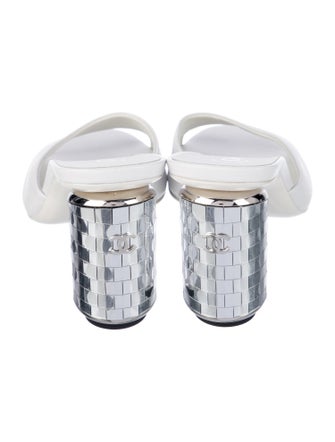 Chanel 2024 Interlocking CC Logo Slides