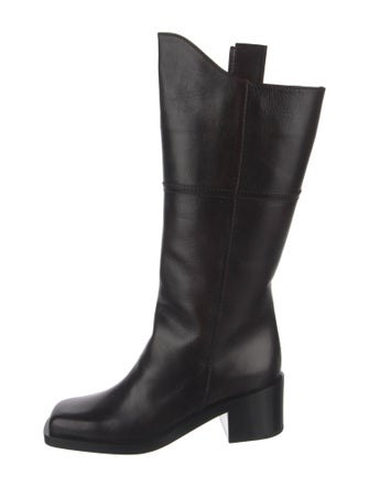 Chanel 2014 Interlocking CC Logo Riding Boots