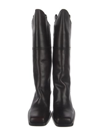 Chanel 2014 Interlocking CC Logo Riding Boots