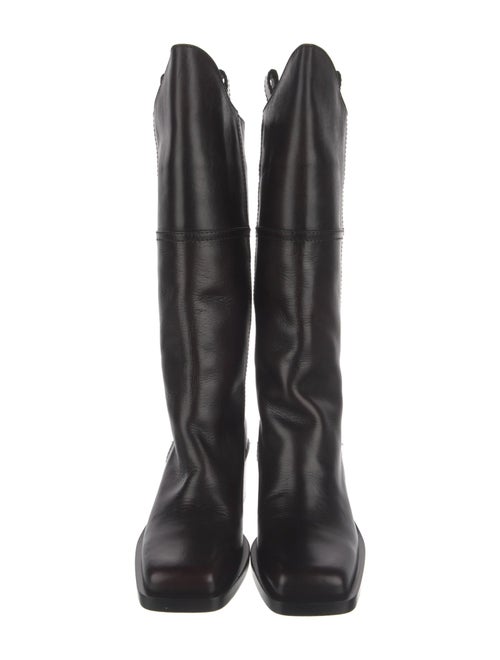 Chanel 2014 Interlocking CC Logo Riding Boots