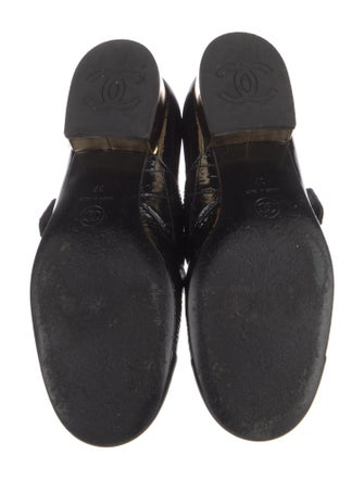 Chanel 2023 Interlocking CC Logo Mary Jane Flats