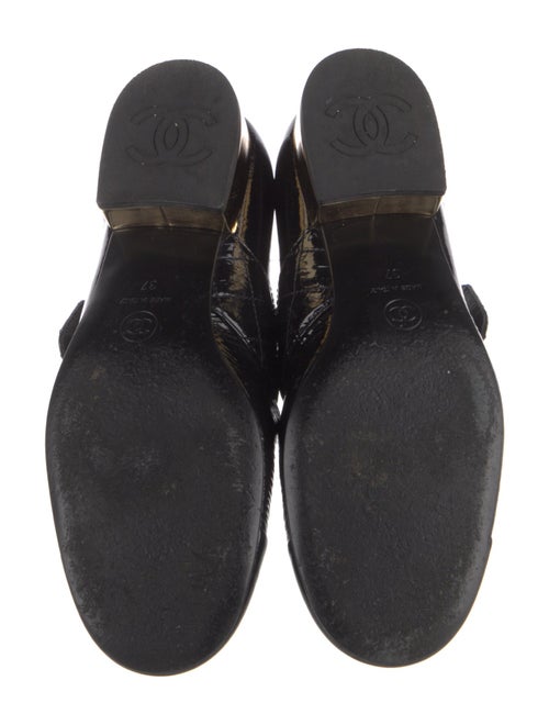Chanel 2023 Interlocking CC Logo Mary Jane Flats