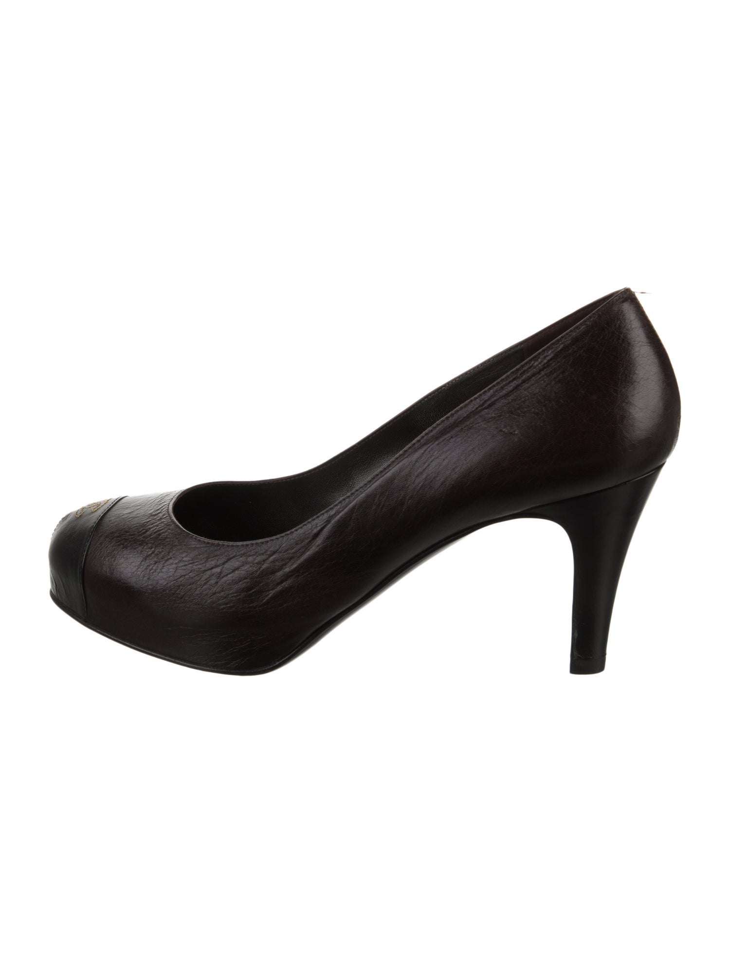 Chanel Vintage Interlocking CC Logo Pumps