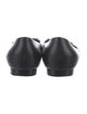 Chanel Interlocking CC Logo Leather Ballet Flats
