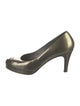 Chanel Interlocking CC Logo Patent Leather Pumps