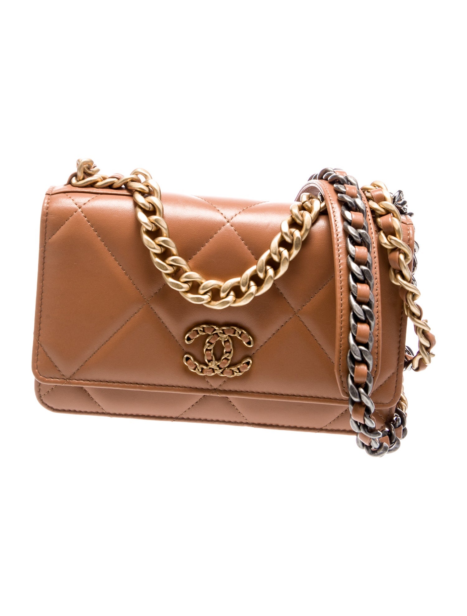 Chanel 19 Wallet On Chain w/Tags