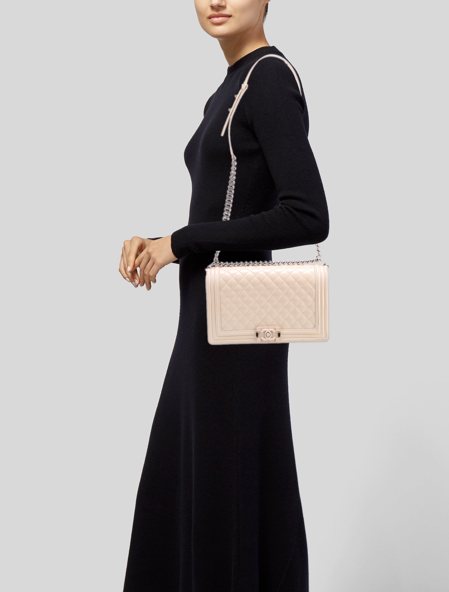 Chanel Large Plexiglass Boy Bag