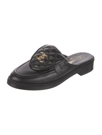 Chanel 2025 Interlocking CC Logo Mules