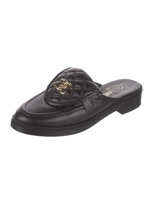 Chanel 2025 Interlocking CC Logo Mules