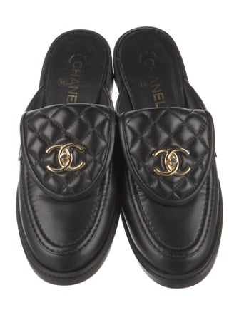 Chanel 2025 Interlocking CC Logo Mules
