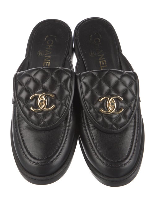 Chanel 2025 Interlocking CC Logo Mules